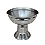 Bowl Frisado Em Prata 21 Cm - Imagem 1