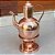 Rechaud Samovar Em Cobre Puro 2 Litros Metal Arte - Imagem 3