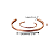 Pulseira De Cobre Puro Ajustavel Minimalista - Imagem 4