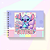 Livro de Colorir Stitch Capa Dura Folhas 120g - Imagem 1