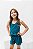 Conjunto verde top com bermuda sobreposta juvenil - Imagem 1