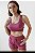 Conjunto top e bermuda sobreposta Rosa - Imagem 1