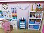 Quadro Cenário Miniatura Ateliê de Scrapbook - Imagem 2
