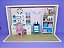 Quadro Cenário Miniatura Ateliê de Scrapbook - Imagem 1