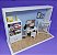 Quadro Cenário Miniatura Ateliê de Costura Costureira - Imagem 3