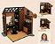 Quadro Cenário Miniatura Barbearia - Imagem 1
