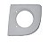 Moldura Farol Principal Lado Esquerdo Volkswagen 8-150 - BF - Imagem 1