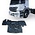 Tapete Vinil Preto Com Capô Caminhão Mercedes Atego 2425 e Axor 1933 ano 2007 em diante - Imagem 2