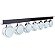 Kit 7 Lanternas Foguinho Cristal Led 12/24V Com Suporte - H3 - Imagem 1