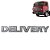 Emblema Resinado - DELIVERY - Imagem 1