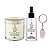 Kit Quartzo Rosa - Vela e Spray Ambiental + chaveiro de brinde - Imagem 1