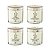 Kit Velas Cristais - 4 Velas de 170g - Imagem 1