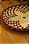 Cesto Africano natural e ocre 37x37x4 - Imagem 2