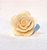 Velas flutuantes com formato de rosas cor bege 4x8x8 - Imagem 1