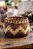 Cesto africana natural e marrom 27x27x17 - Imagem 1