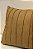 Almofada seda rustica com friso cor marrom claro 50x50 - Imagem 2