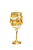 Taça Libélula Amarela - pintada a mão - Imagem 2
