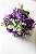 Mini buquê com Flores desidratadas - Liz roxa - Imagem 4
