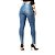 Calça Jeans Feminina Skinny Cintura Alta Com Rasgo no Joelho Zune - Imagem 2