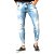 Calça Jeans Masculina Destroyed Estonada Super Skinny Fit Zune - Imagem 1