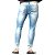 Calça Jeans Masculina Destroyed Estonada Super Skinny Fit Zune - Imagem 3