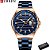Relógio Masculino Luxo Pulseira Aço Inoxidável Curren 8375 - Imagem 2