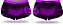 Shorts feminino dark purple - Imagem 1