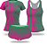Kit academia feminino Pink - Imagem 1