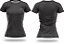 Baby Look 100% Algodão Liso Preto - Imagem 1