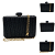 Clutch de Festa Palha Sintética Sisal - Preta - Imagem 9