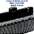 Clutch de Festa Palha Sintética Sisal - Preta - Imagem 6