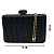Clutch de Festa Palha Sintética Sisal - Preta - Imagem 8