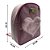 Mochila Infantil Coração Pelúcia Rosa Pré Escolar Princesas - Imagem 2