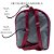 Bolsa Mochila Infantil Menina Love Coração De Pelúcia Azul - Imagem 3
