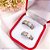 ALIANCA ACO INOXIDAVEL PRATA DETALHE FIO OURO CENTRAL 3MM - (UNIDADE) - Imagem 2