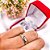 ALIANCA ACO INOXIDAVEL LISA TRADICIONAL  ZIRCONIA NAMORO PRATA 4MM - UNIDADE - Imagem 1