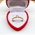 ANEL DE AÇO SOLITÁRIO DOURADO 2MM- PEDRA ZIRCONIA CRISTAL - Imagem 5