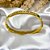 BRACELETE AÇO INOXIDÁVEL ALGARISMOS ROMANOS CRAVEJADO DE ZIRCONIA - DOURADO - Imagem 2