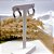 BRINCO ARGOLINHA DUPLA FACE AÇO INOX - PRATEADO - Imagem 1