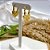 BRINCO ARGOLA AÇO INOX CORAÇÃO - DOURADO - Imagem 2