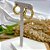 BRINCO ARGOLA AÇO INOX ELOS CORRENTE -DOURADO - Imagem 3