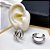 BRINCO AÇO INOX ARGOLA 3 FIOS - PRATEADO - Imagem 1