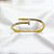 BRACELETE AÇO INOX INSPIRAÇÃO ALTA JOALHERIA - DOURADO - Imagem 2