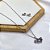 CONJUNTO COLAR E BRINCO AÇO INOX  PINGENTE LOVEU - PRATEADO - Imagem 1
