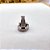 BRINCO ARGOLINHA CLICK AÇO INOX CRAVEJADA STRASS 2 FIOS - PRATEADA - Imagem 3
