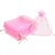 KIT 10 SAQUINHOS DE ORGANZA  7X9CM  P - ROSA - Imagem 1