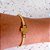 BRACELETE AÇO INOX TREVO - DOURADO - Imagem 2