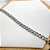 PULSEIRA AÇO INOX GRUMET 2.0MM  22 CM - PRATEADA - Imagem 2