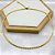 COLAR AÇO INOXIDÁVEL ACHATADO SEMI RÍGIDO 3.0MM 45CM - DOURADO - Imagem 3