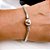 PULSEIRA AÇO INOX ESTILO PANDORA FECHO GLOBO Nº18 - PRATEADA - Imagem 2